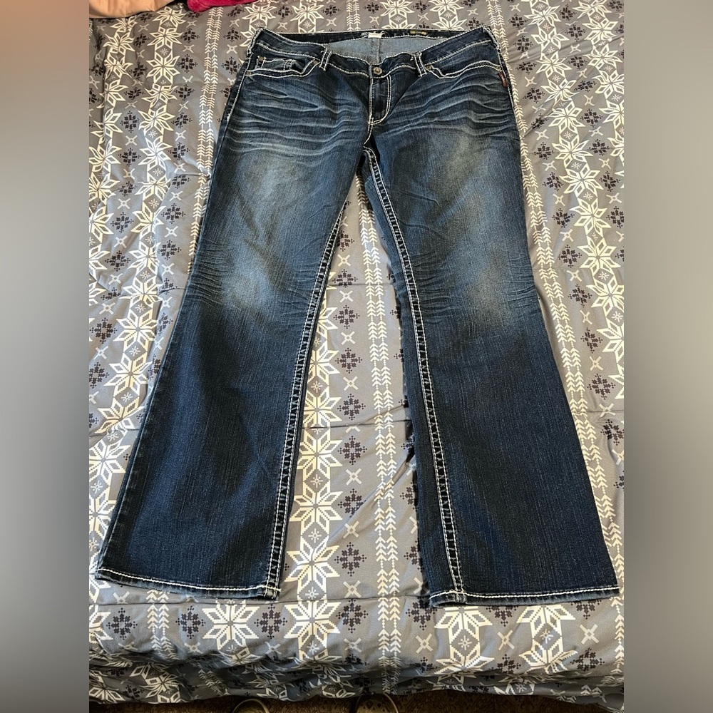 Silver Jeans Dark Blue Flare Jeans